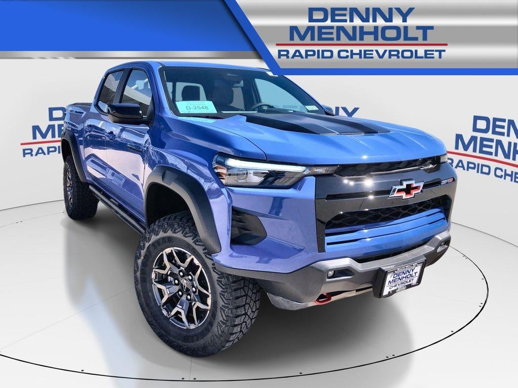 2026 Chevrolet Colorado ZR2 in Reef Blue Metallic — front three-quarter view