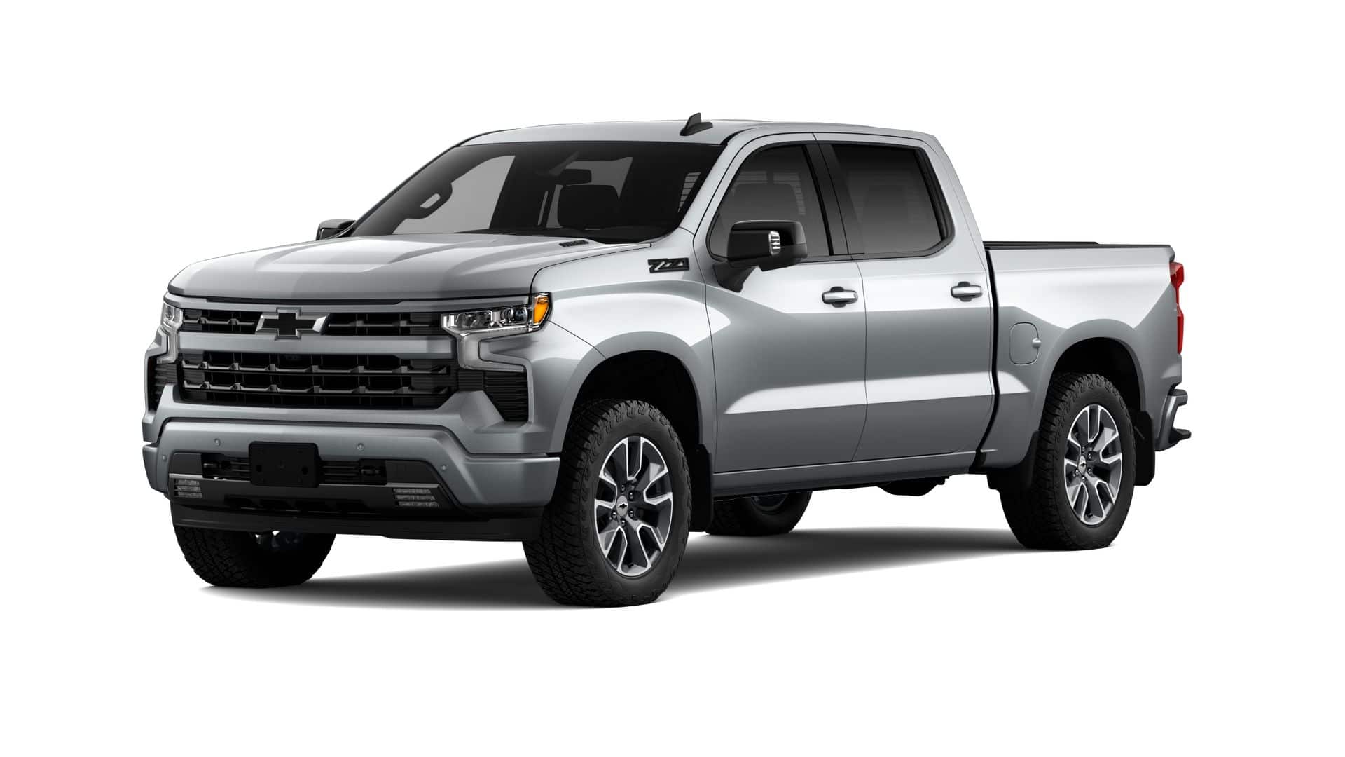 2026 Chevrolet Silverado 1500 RST in Sterling Gray Metallic — front three-quarter view