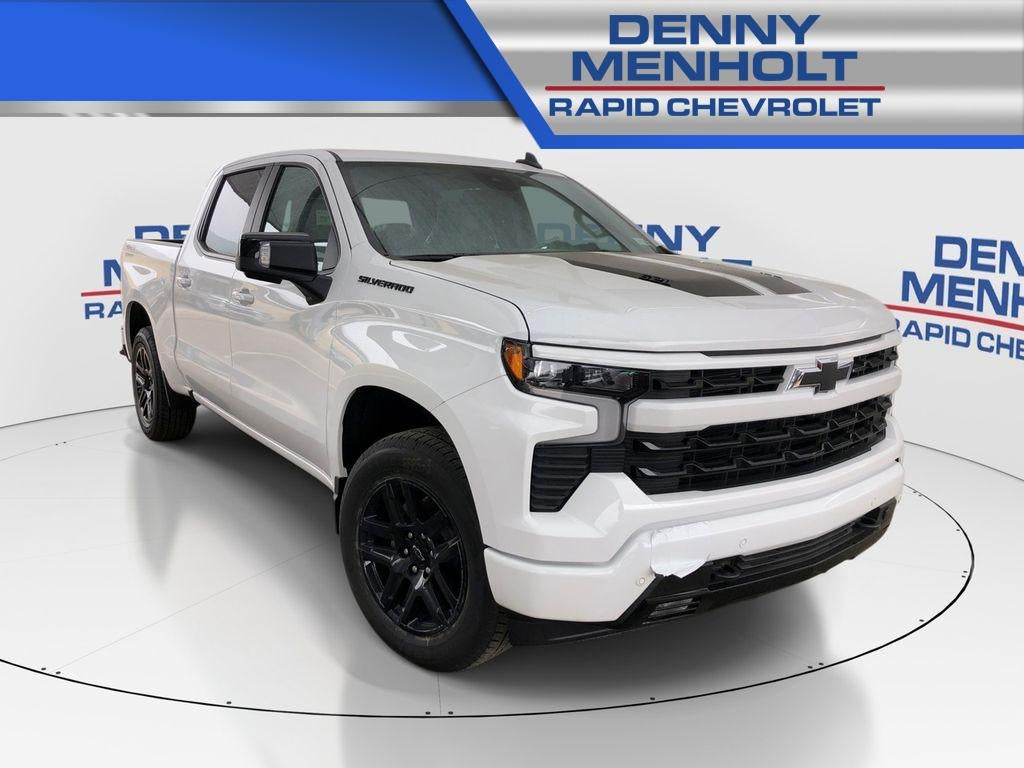 2026 Chevrolet Silverado 1500 RST in Summit White — front three-quarter view