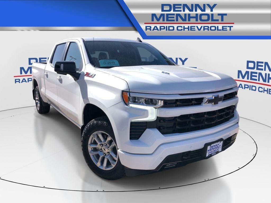 2026 Chevrolet Silverado 1500 RST in Summit White — front three-quarter view
