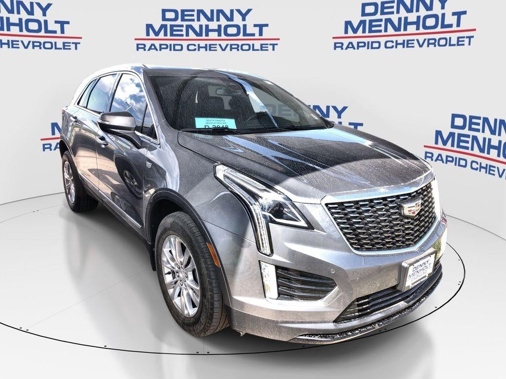 2020 Cadillac XT5 Premium Luxury AWD in Gray — front three-quarter view