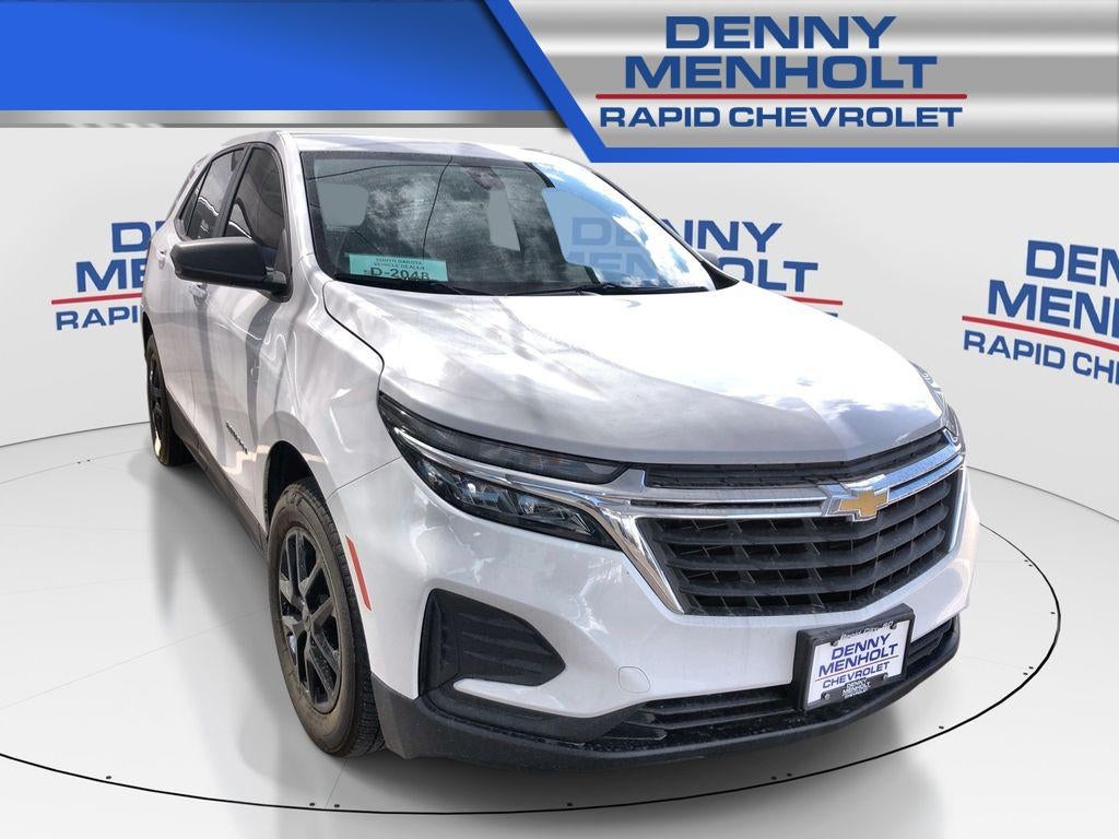 2024 Chevrolet Equinox LS in Summit White — front three-quarter view