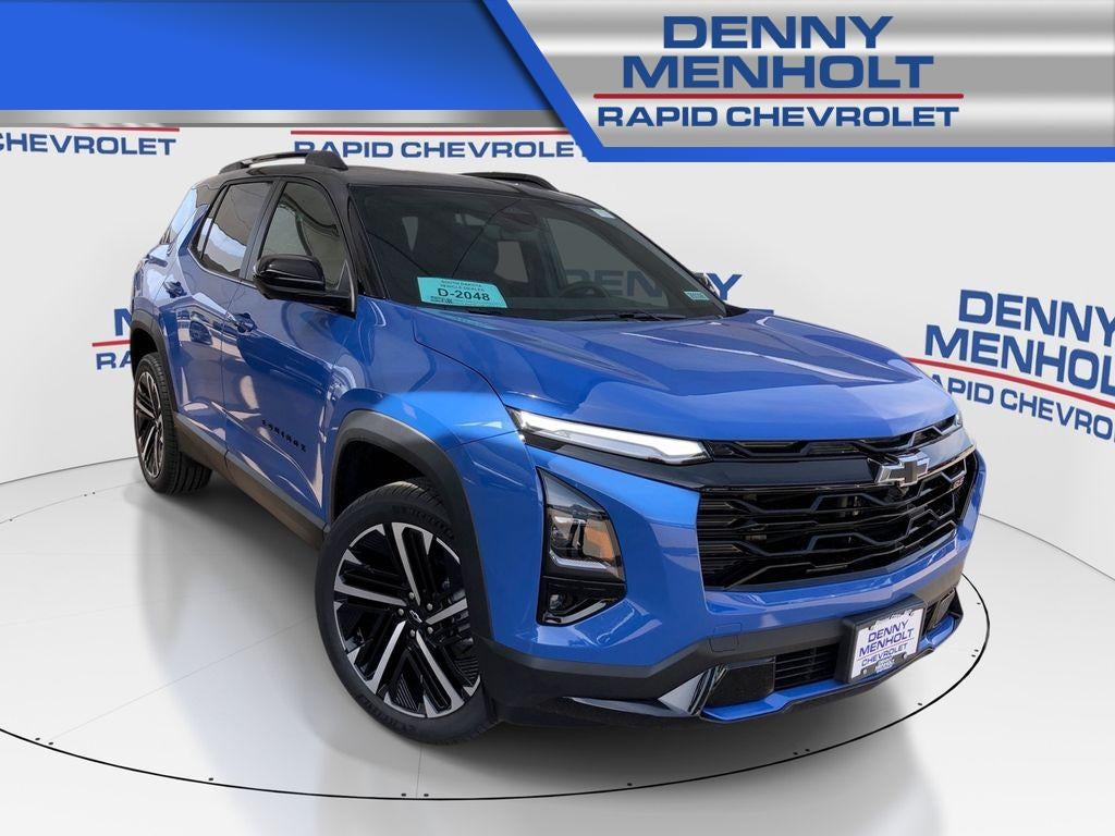2026 Chevrolet Equinox RS in Reef Blue Metallic — front three-quarter view