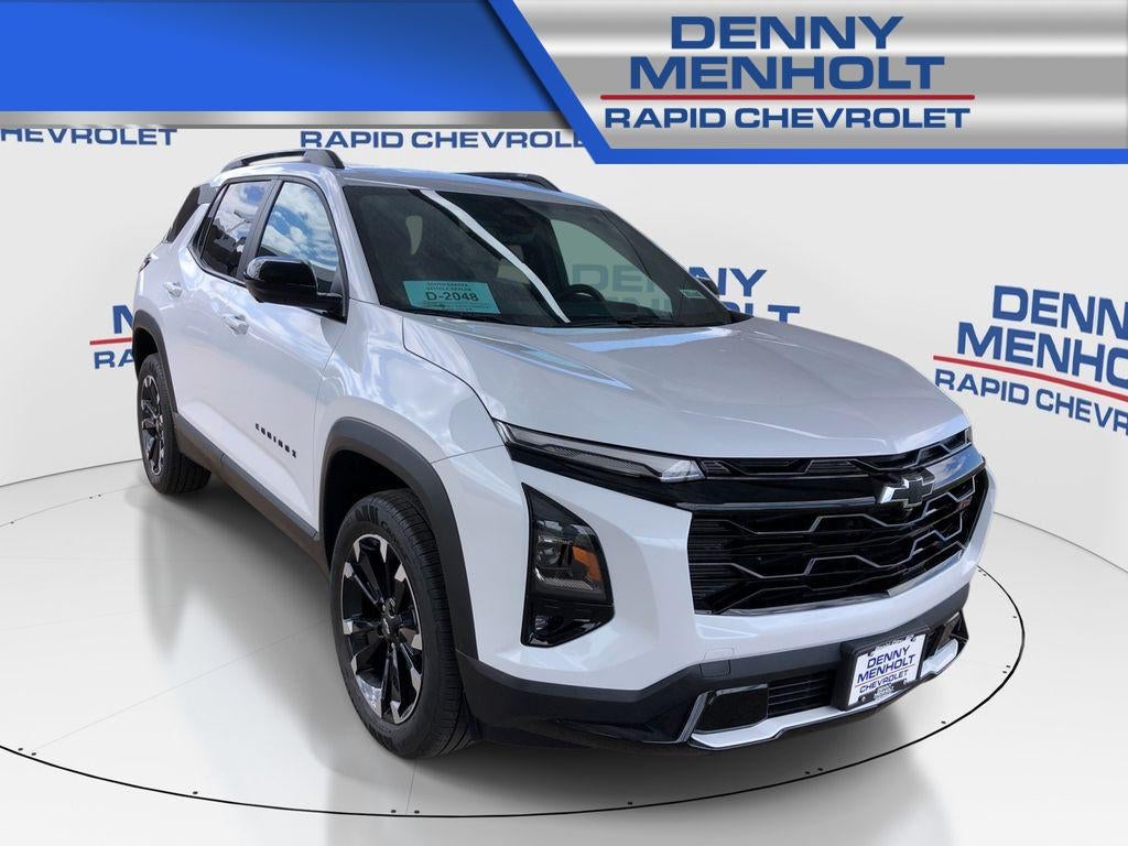 2026 Chevrolet Equinox RS in Polar White Tricoat — front three-quarter view