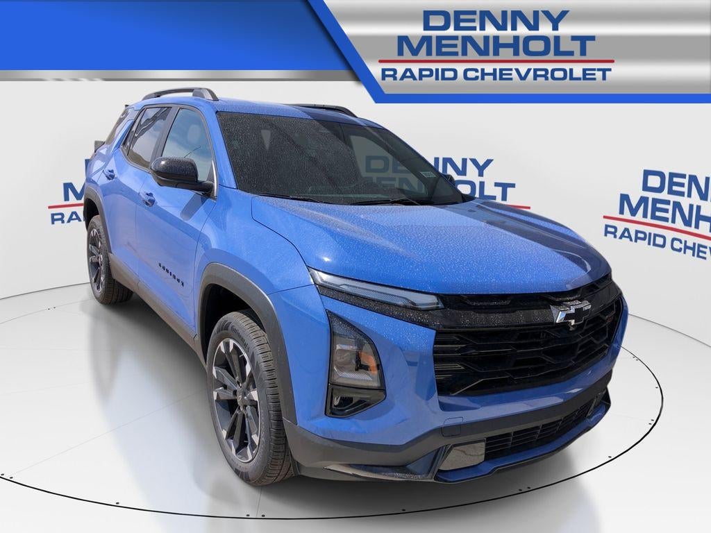 2026 Chevrolet Equinox RS in Reef Blue Metallic — front three-quarter view