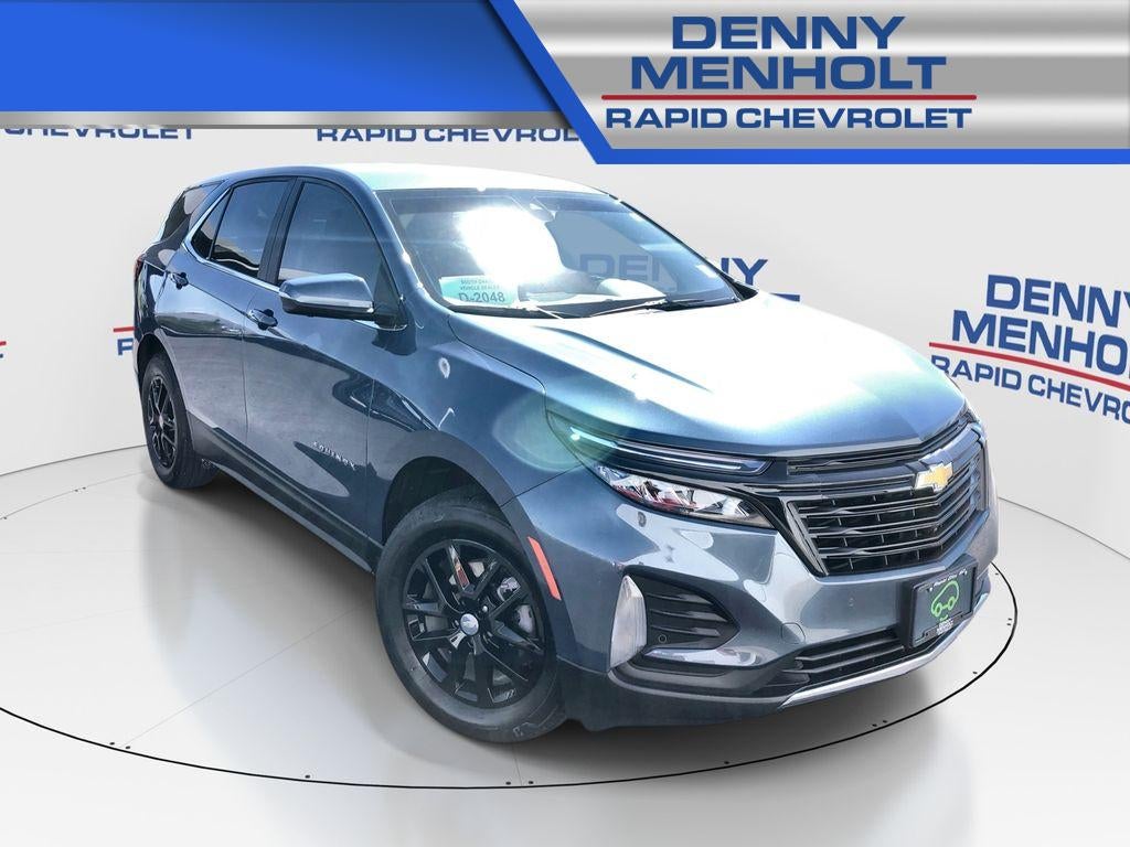2024 Chevrolet Equinox LT in Lakeshore Blue Metallic — front three-quarter view
