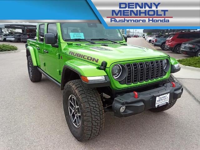 2025 Jeep Gladiator Rubicon X 4x4 in Mojito — front three-quarter view