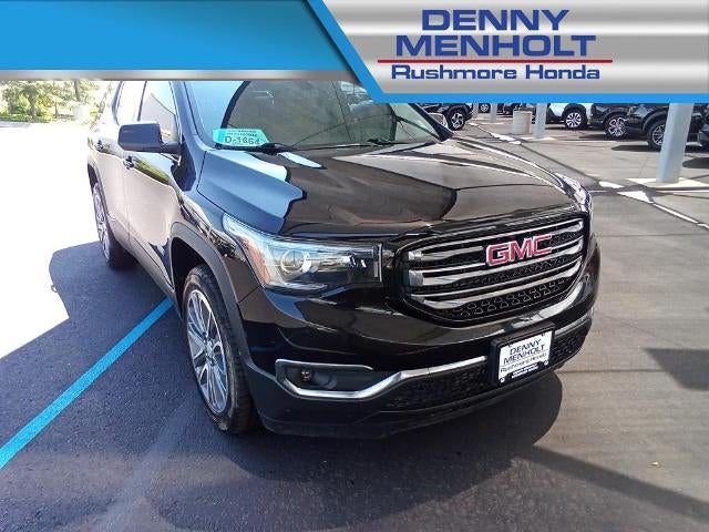 2017 GMC Acadia AWD SLT-1 in Ebony Twilight Metallic — front three-quarter view