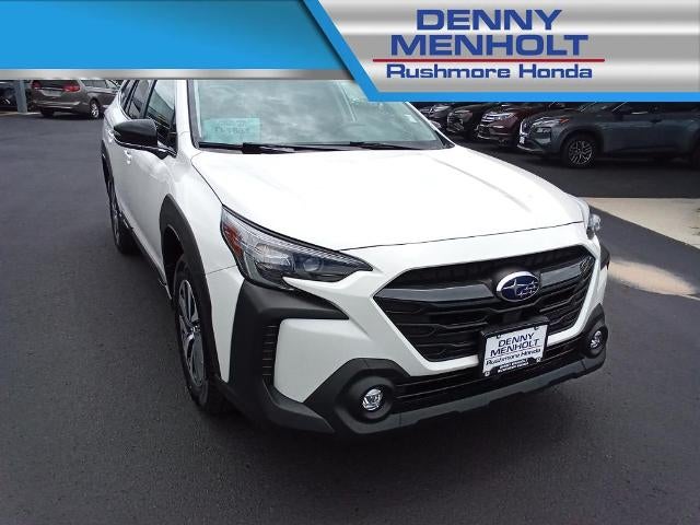 2025 Subaru Outback Premium AWD in Crystal White Pearl — front three-quarter view