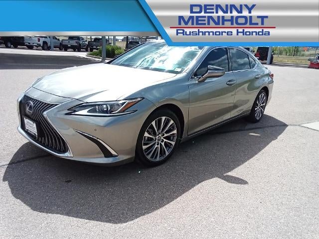 2021 Lexus ES 300h FWD in Atomic Silver — front three-quarter view