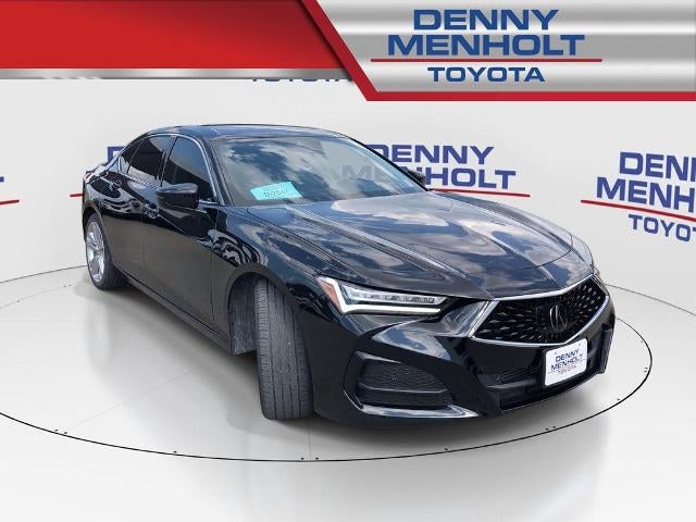 2021 Acura TLX SH-AWD w/Technology Package in Black Pearl — front three-quarter view