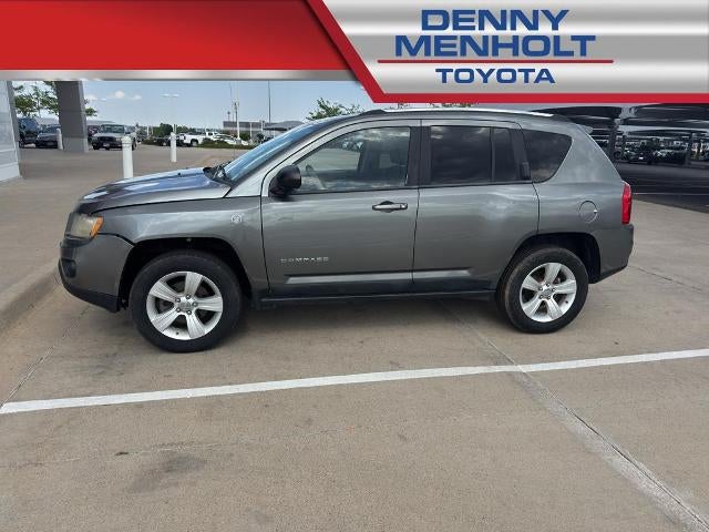 2011 Jeep Compass 4WD 4dr Latitude in Mineral Gray Metallic — front three-quarter view