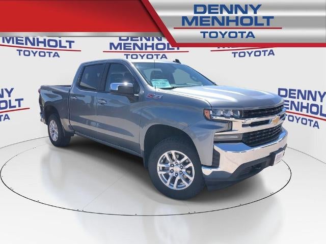 2019 Chevrolet Silverado 1500 Crew Cab Short Box 4-Wheel Drive LT in Satin Steel Metallic — front three-quarter view