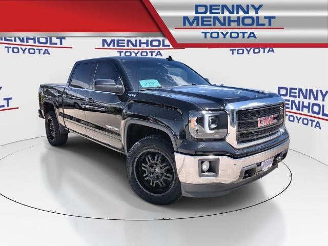 2015 GMC Sierra 1500 Crew Cab Short Box 4-Wheel Drive SLE in Onyx Black — front three-quarter view