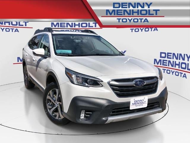 2021 Subaru Outback Limited CVT in Crystal White — front three-quarter view