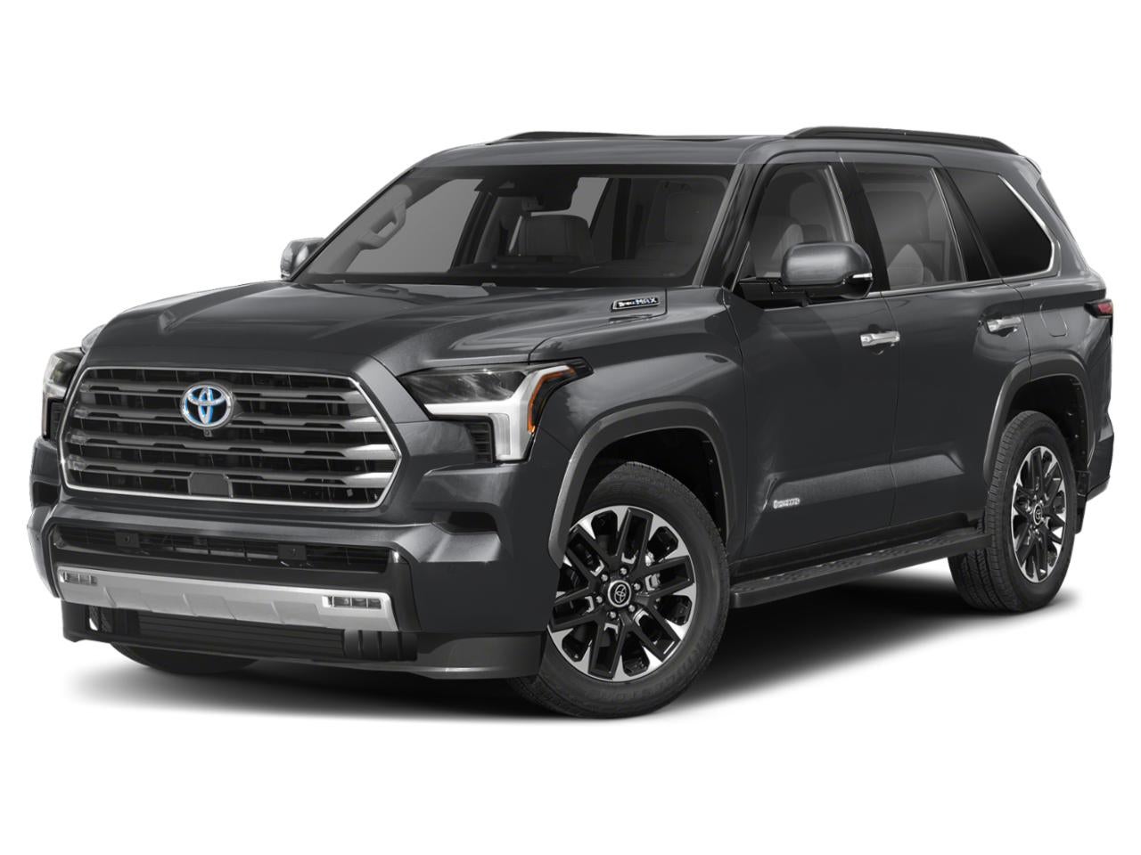 2026 Toyota Sequoia SR5 4WD (SE) in Magnetic Gray Metallic — front three-quarter view