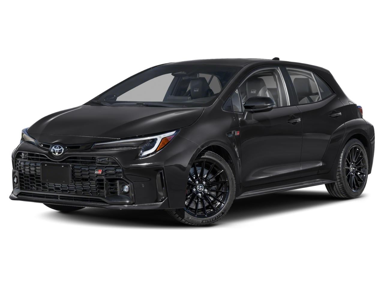 2024 Toyota GR Corolla Premium Manual (Natl) in Black — front three-quarter view